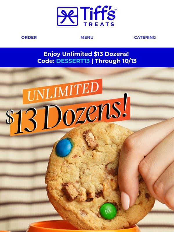 $13 Dozens + NEW Cookie inside 👀 email from Cookie Delivery