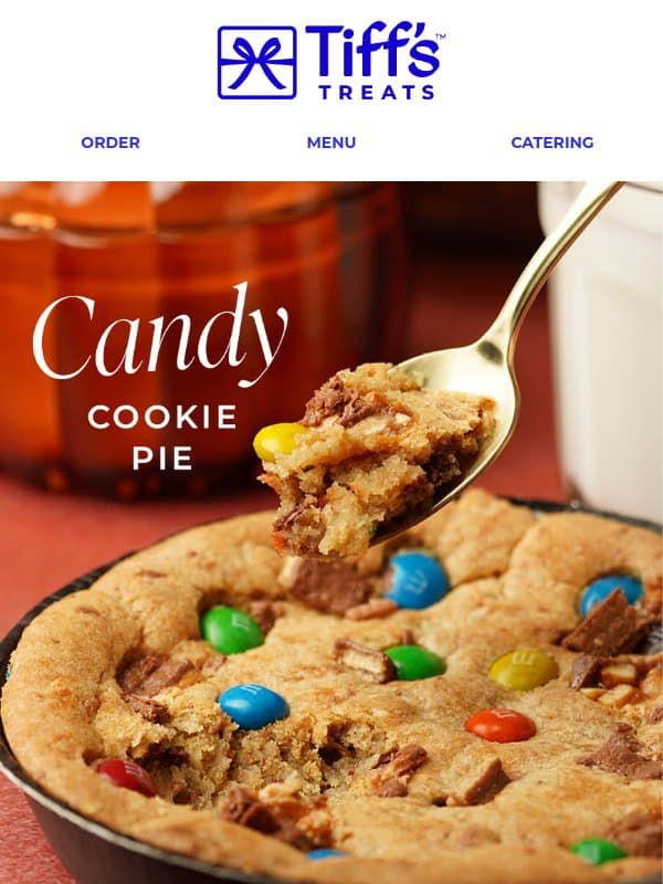 New! Candy Cookie Pie - So Many Reasons To Enjoy email from Cookie Delivery