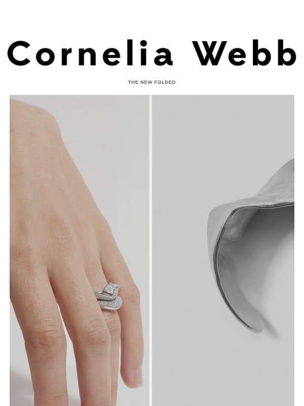 Unfolding the New Folded Drop email from Cornelia Webb