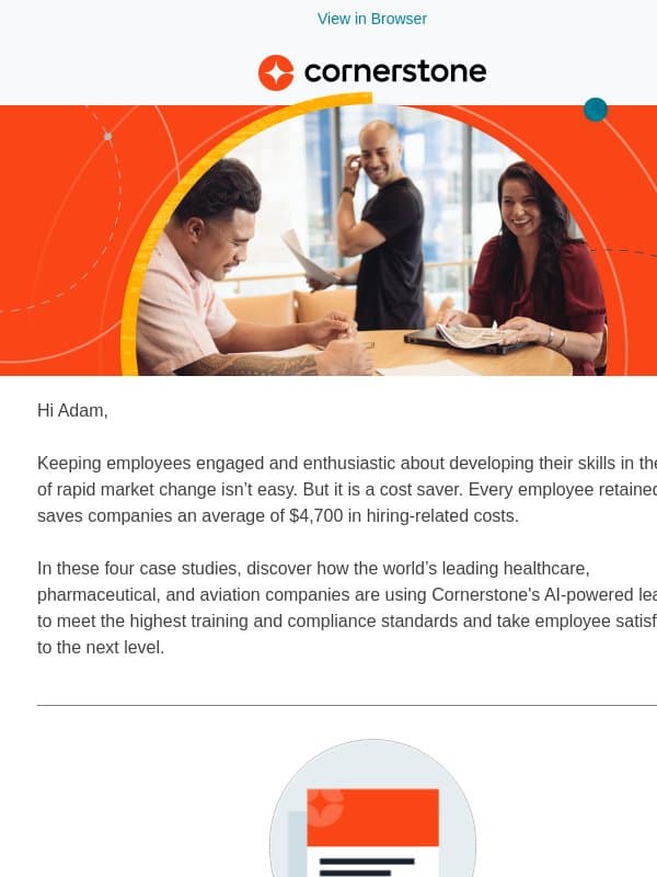 What do Roche, United & Konica Minolta have in common? email from Cornerstone OnDemand