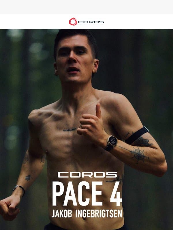 Available Now: PACE 4 Jakob Ingebrigtsen email from Coros