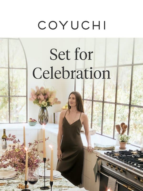 Your Guests Will Be So Impressed... email from Coyuchi