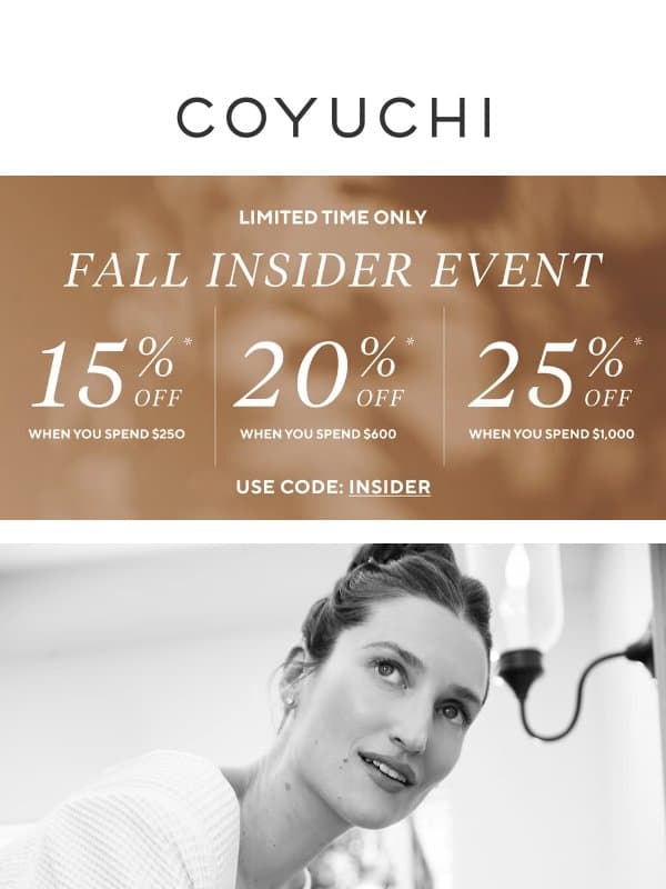 The Most Intimate Kind of Comfort email from Coyuchi