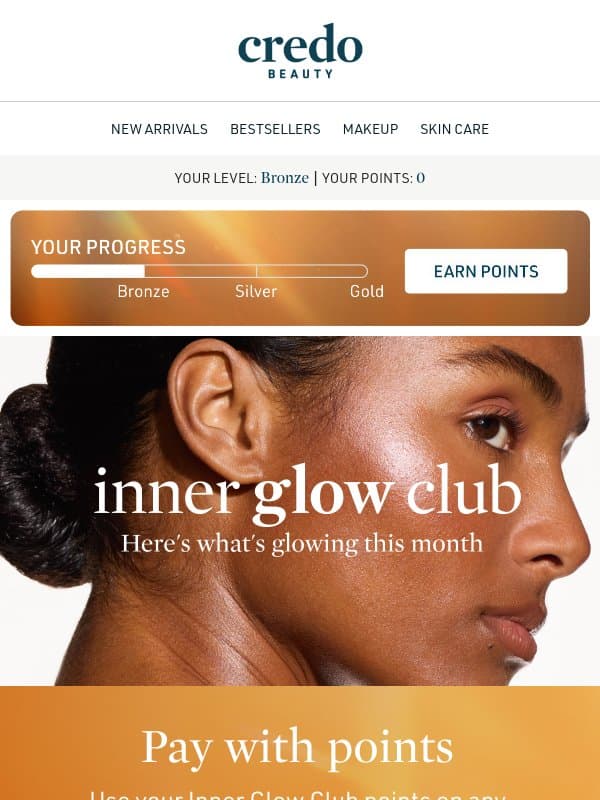 New rewards: OSEA, Bloomeffects, and more email from Credo Beauty