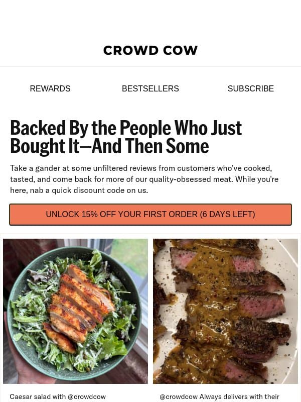Verdict: Worth Every Penny email from Crowd Cow