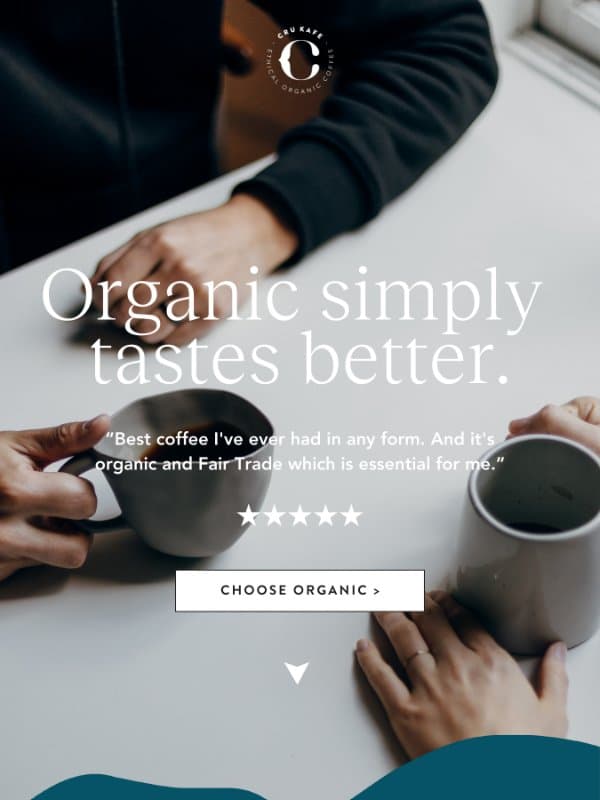 "The best coffee pods you can buy" ⭐️ email from Cru Kafé