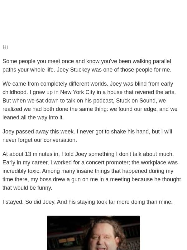 We never got to share that meal email from Cyber PR
