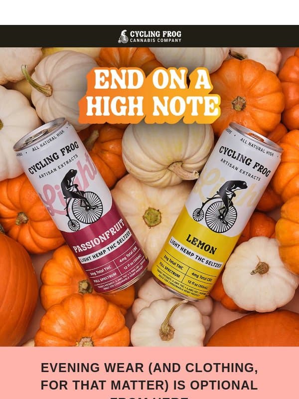 20% off is headed for coat check email from Cycling Frog