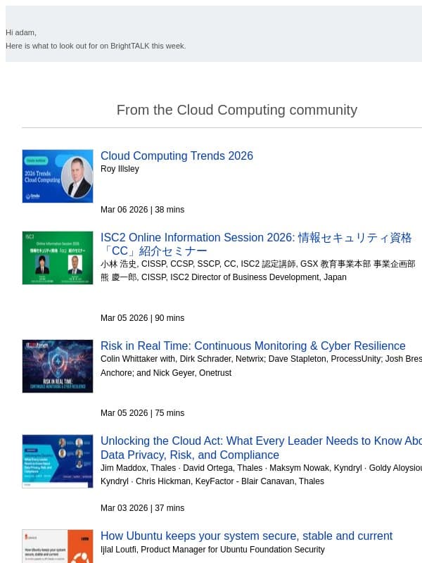 Weekly update: Cloud Computing Trends 2026 email from D2iQ