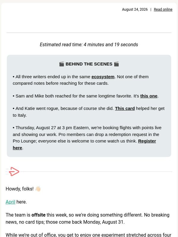๐ฅ I gave my team 200,000 points and three days of PTO email from Daily Drop