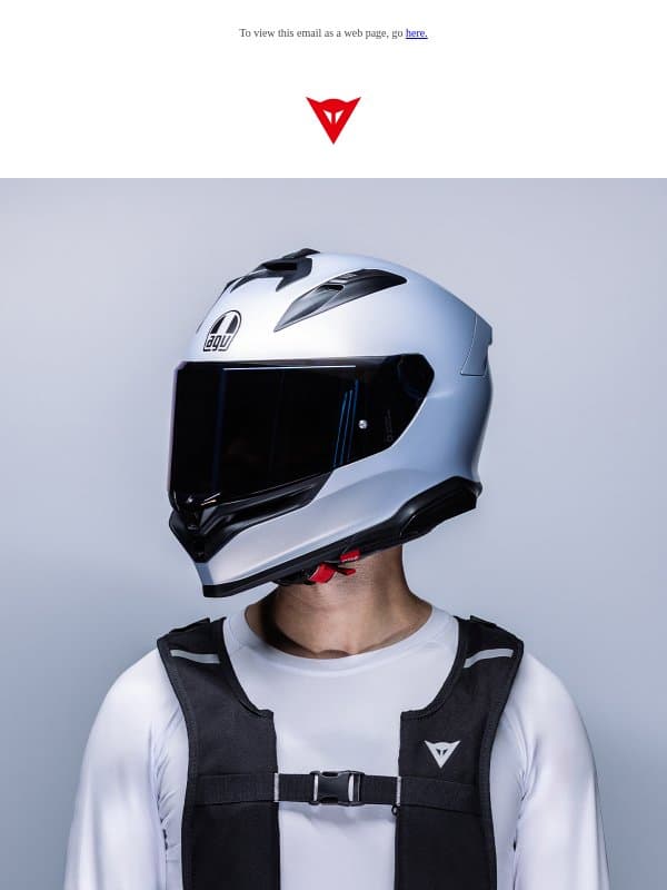 SMART GO. The airbag that changes all. email from Dainese Winter Sports
