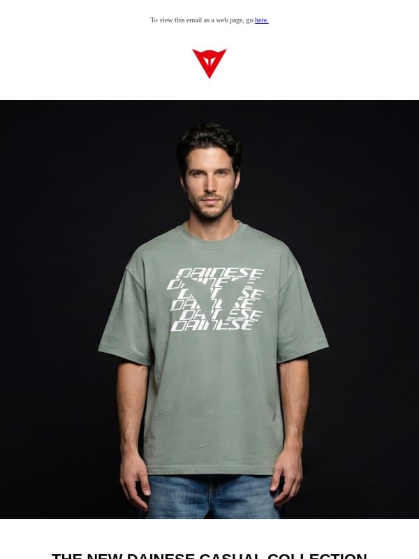 Discover the New Casual Wear Arrivals email from Dainese Winter Sports