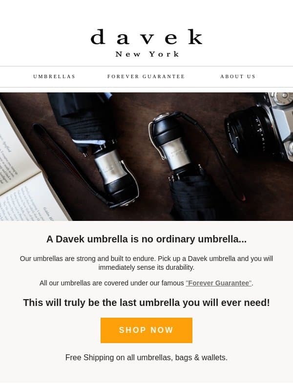 Success! Welcome to Davek email from Davek