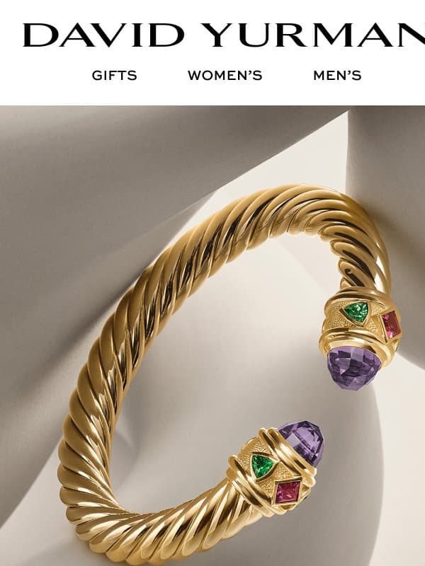 The Art of Renaissance® email from David Yurman