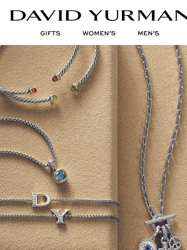 8 Styles to Wear Now email from David Yurman