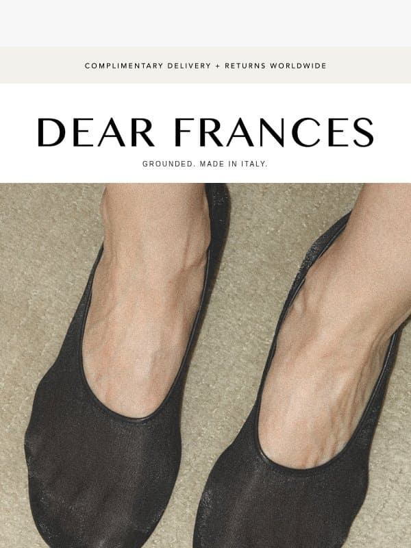 Inside Dear Frances email from Dear Frances