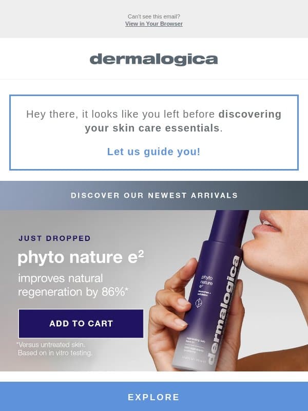 Your path to healthy skin awaits✨ email from Dermalogica