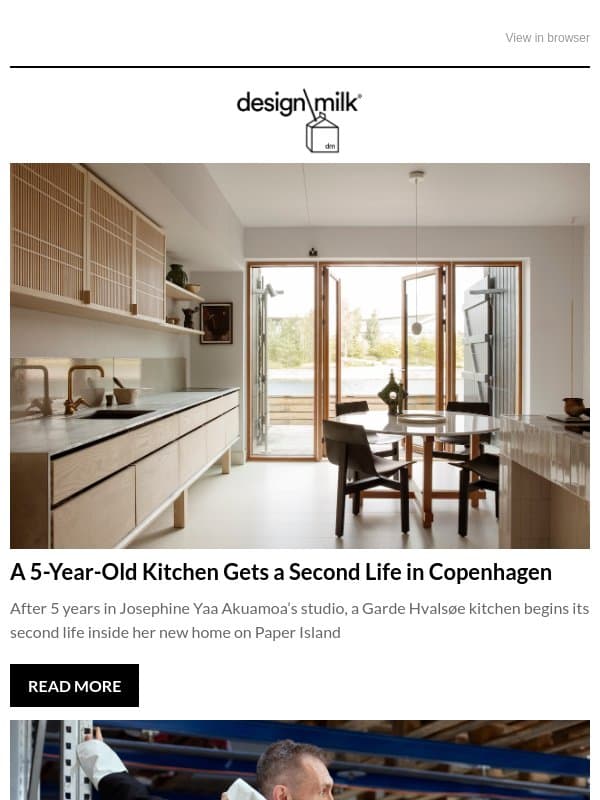 Daily Digest: A 5-Year-Old Kitchen Gets a Second Life email from Design Milk
