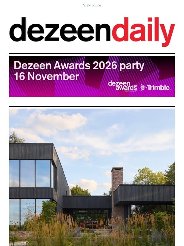 Gustaf Westman Mickey Mouse sofa | DIY shading pavilion | Donald Insall dies email from Dezeen