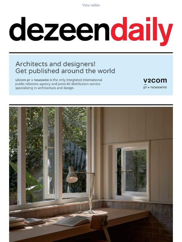 Top October houses | London garden studio | Metabolism-style bistro email from Dezeen