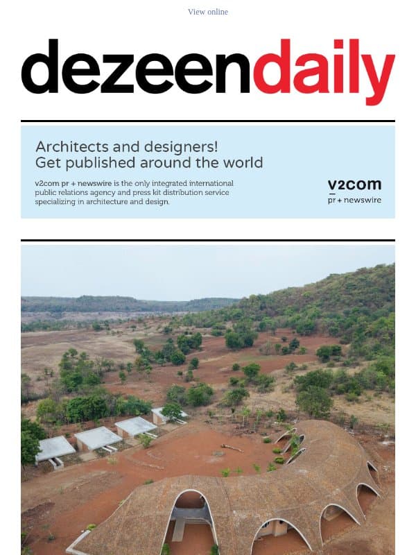 New Apple Music logo | Dezeen Awards public vote winners | Indian eco-resort email from Dezeen