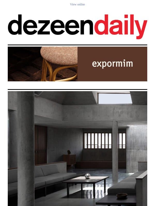 Former-pigsty home | NYC dining sheds | "Monolithic" concrete house email from Dezeen