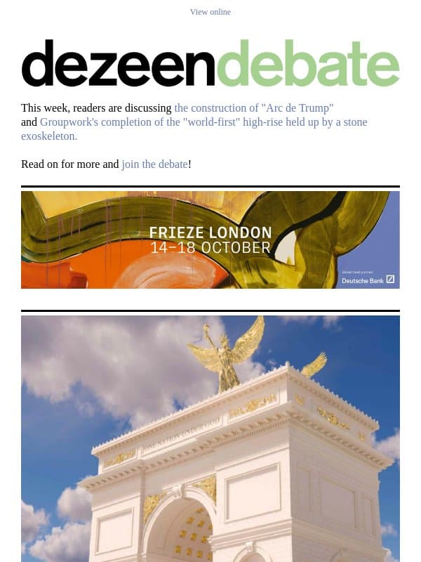 Debate: "I just threw up a bit" email from Dezeen