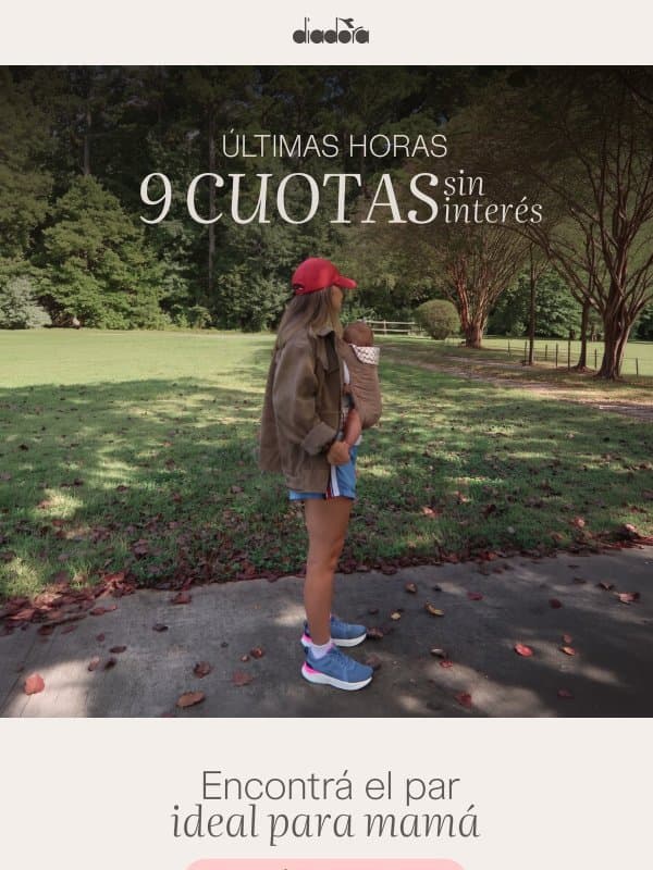 ÚLTIMAS HORAS de las 9 cuotas⏳ email from Diadora Argentina