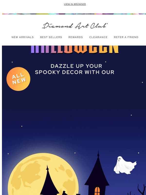 NEW: Our Biggest Gem House Ever 👻 email from Diamond Art Club UK