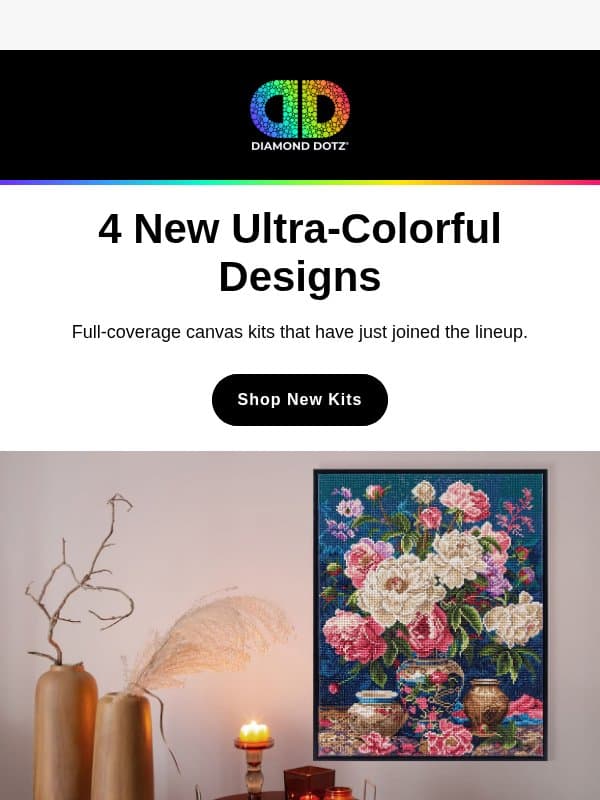 Four new kits just landed ✨ email from Diamond Dotz