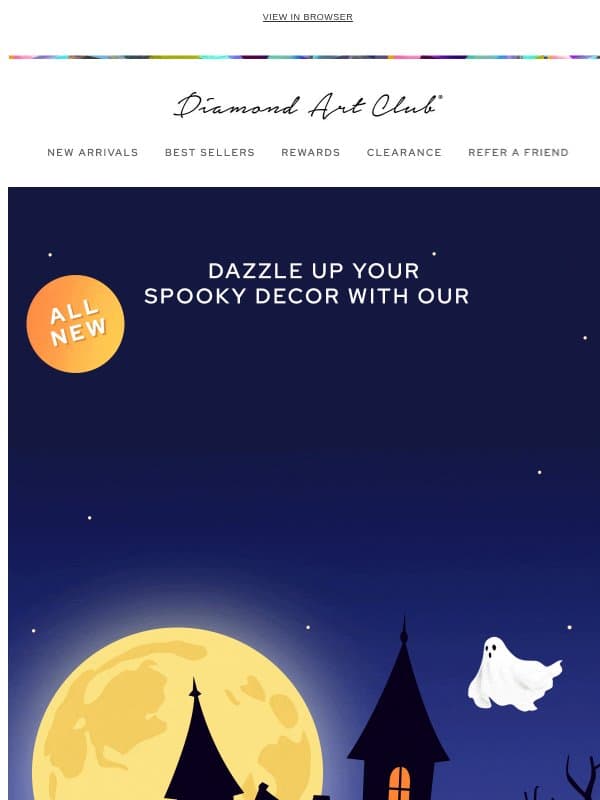 NEW: Our Biggest Gem House Ever 👻 email from Diamondartclub