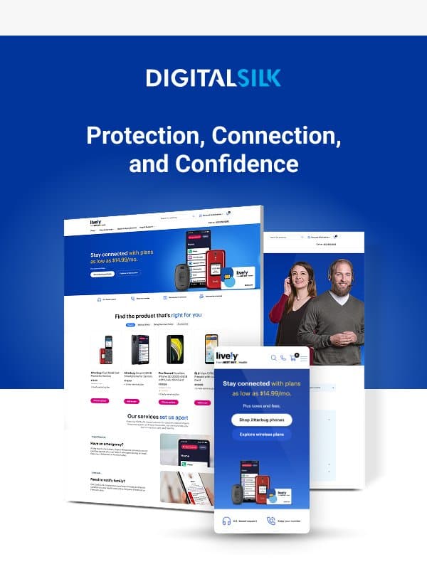 Explore Lively’s Refreshed Online Presence email from Digital Silk