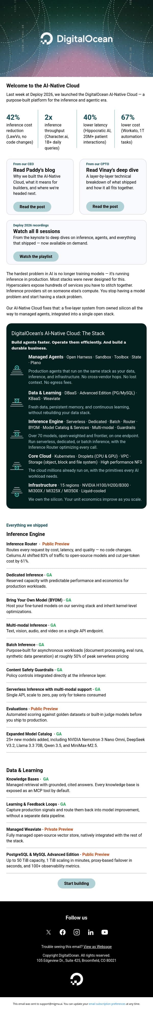 Deploy 2026 just happened. Here's what it means for your stack email from DigitalOcean screenshot