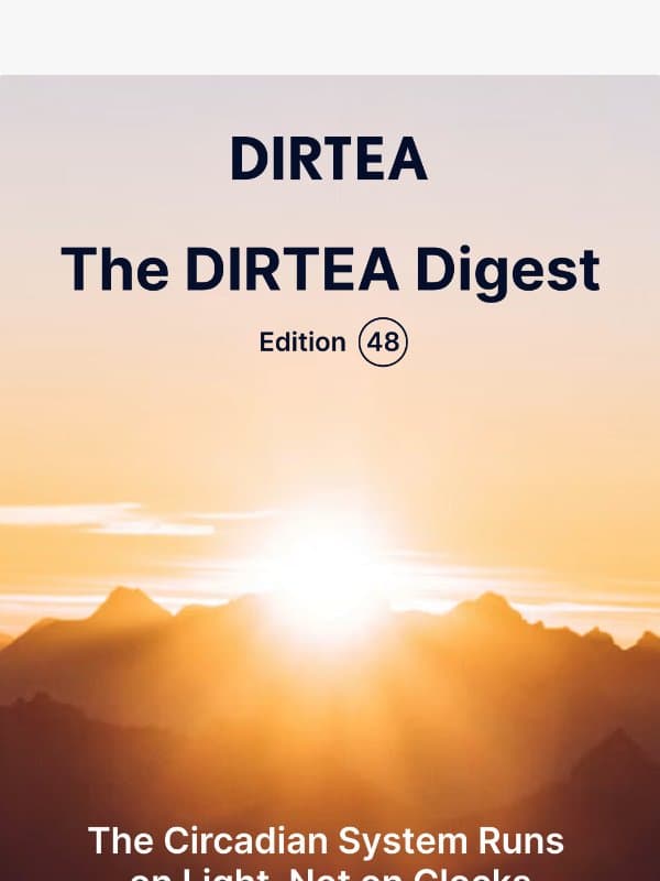 The Circadian System Runs on Light, Not on Clocks email from Dirtea