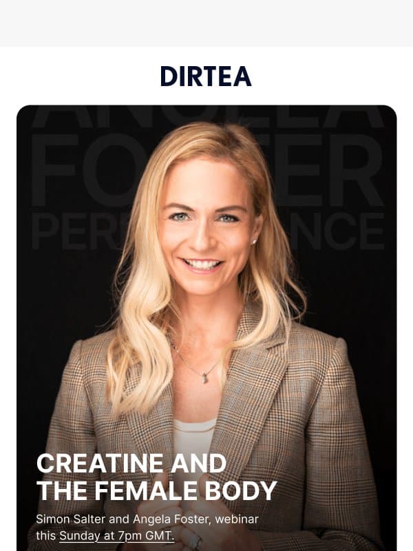 Sunday, 7pm: creatine and the female body email from Dirtea