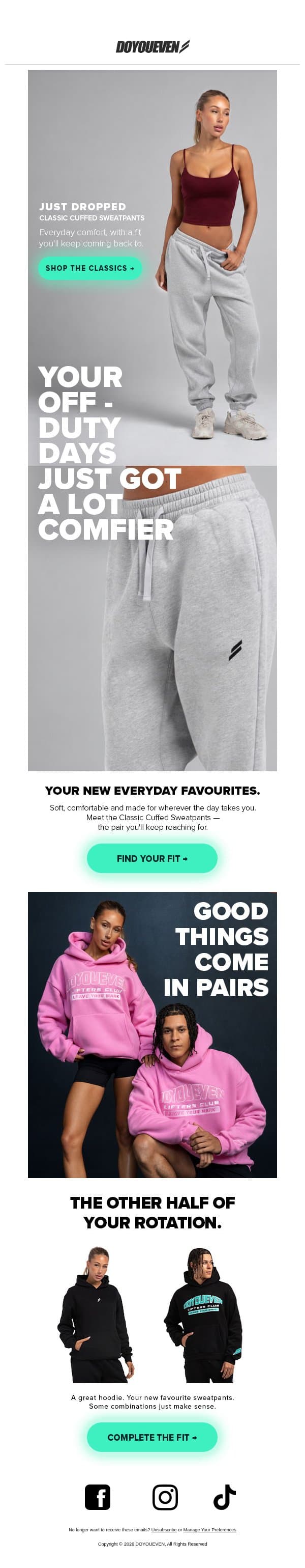 These are going to be a PROBLEM 👀 email from DoYouEven screenshot