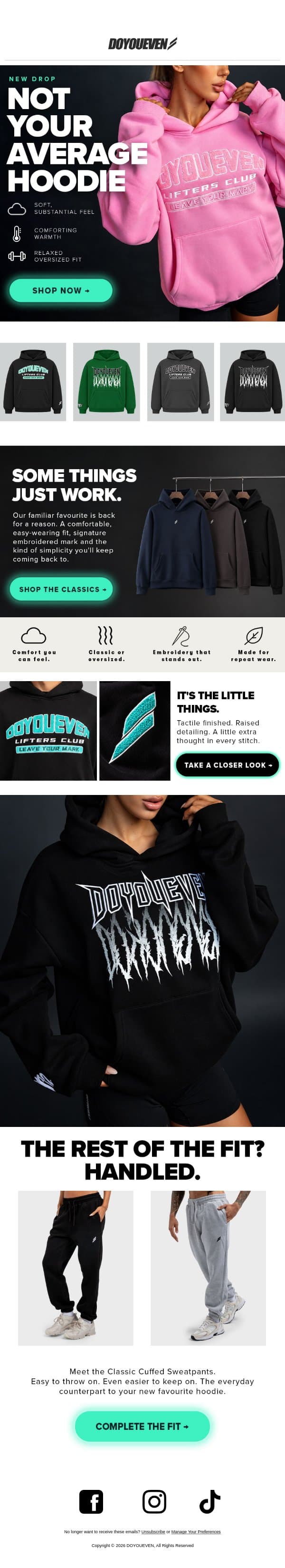 We may have overdone it ๐ฎโ๐จ email from DoYouEven screenshot