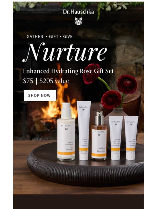 Hydrate with Rose email from Dr. Hauschka