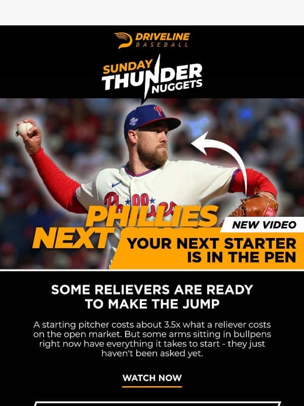 Elite vs. Poor Arm Actions, +20mph in Velo, & More email from Driveline Baseball