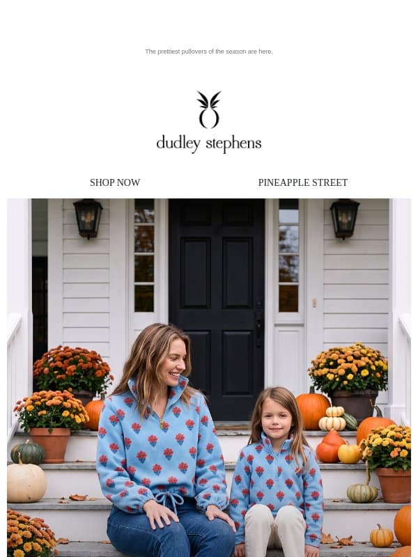 Dropping Now: DS x Navy Bleu email from Dudley Stephens