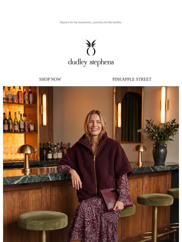 Dropping Now: The Finishing Layer email from Dudley Stephens