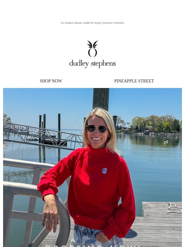 Dropping Now: The Heritage Sweatshirt email from Dudley Stephens