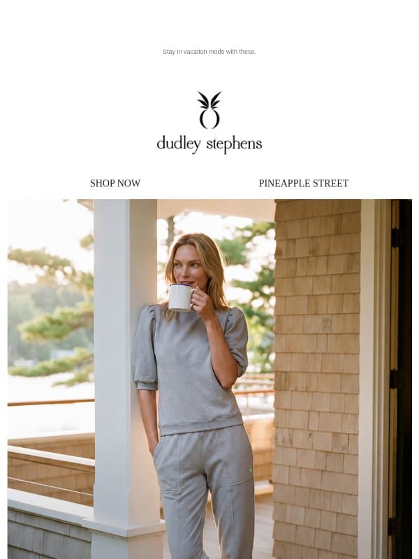 Dropping Now: Summer Lounge email from Dudley Stephens