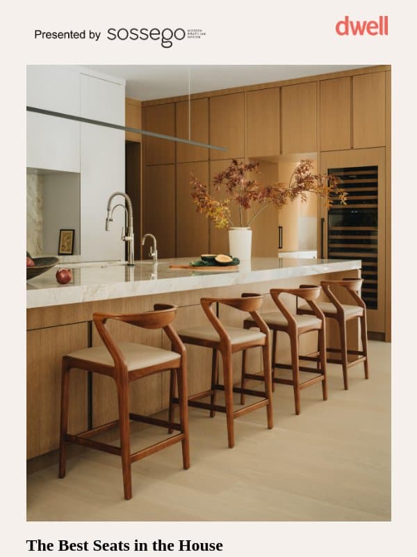 These Stools Invite Guests to Stay for Hours email from Dwell