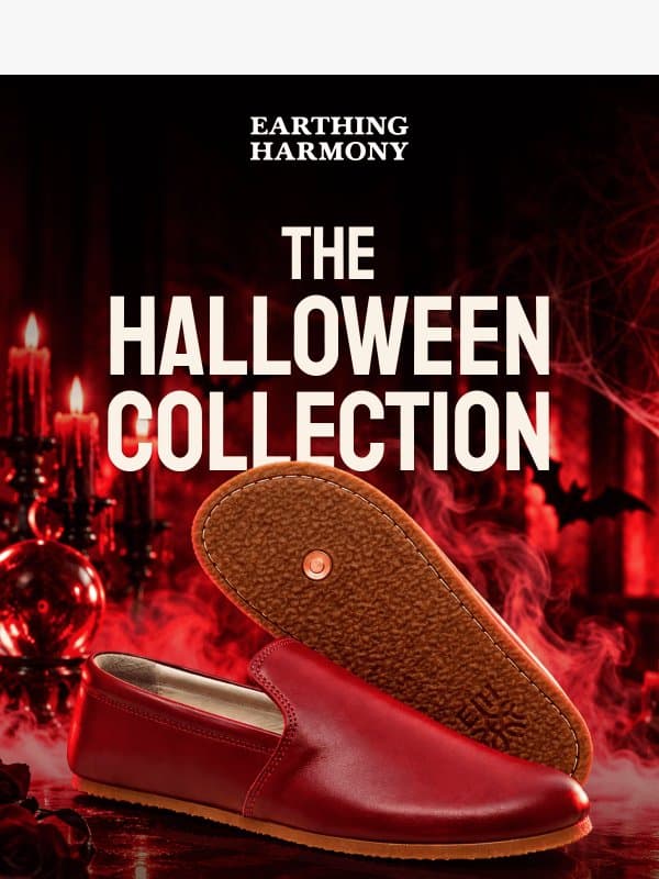 The Halloween collection is here email from Earthing Harmony