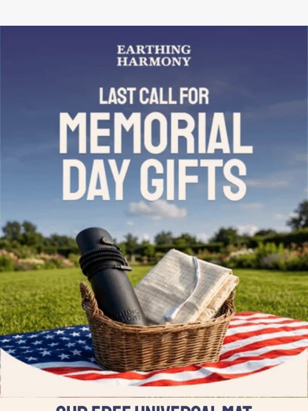 Your Last Chance Before Midnight email from Earthing Harmony