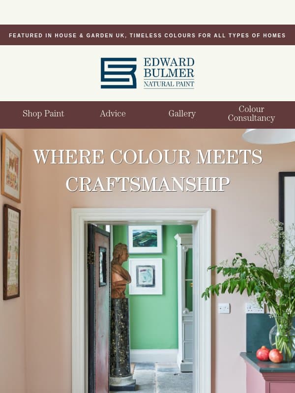 Colours created by an interior designer email from Edward Bulmer Natural Paint