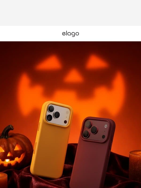 No Tricks, Just Spooky Deals 🎃 email from Elago