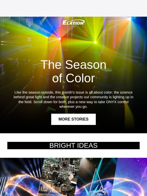 See What's Shaping Fall email from Elation Professional