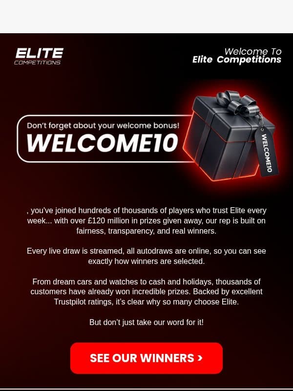 Here's the one thing to do next... email from Elite Competitions